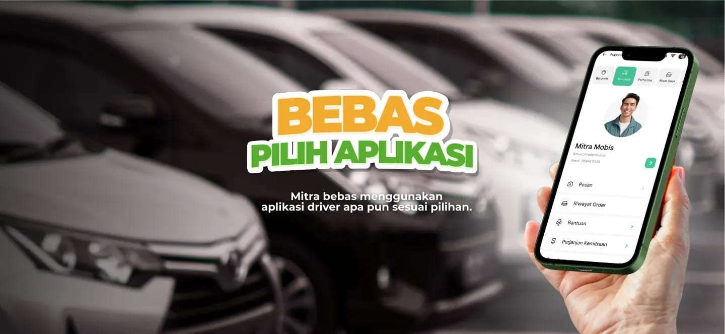 Banner Mobis untuk promo pendaftaran driver online 1